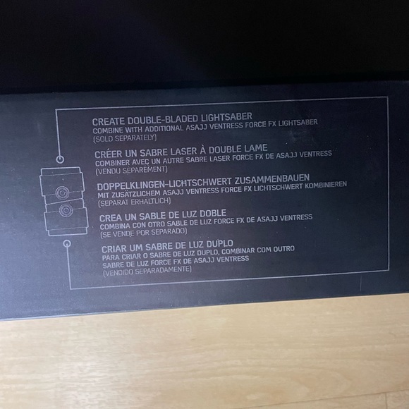 Star Wars: The Black Series Asajj Ventress Force FX Lightsaber Factory Sealed - Picture 4 of 7